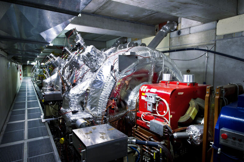 Amazing experiment monitors antiproton helium ions in orbit